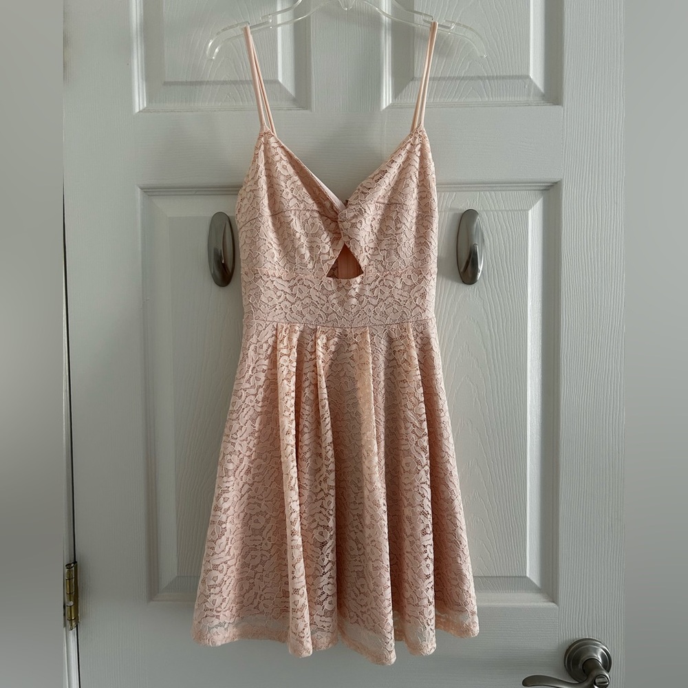 Pink Lace Dress